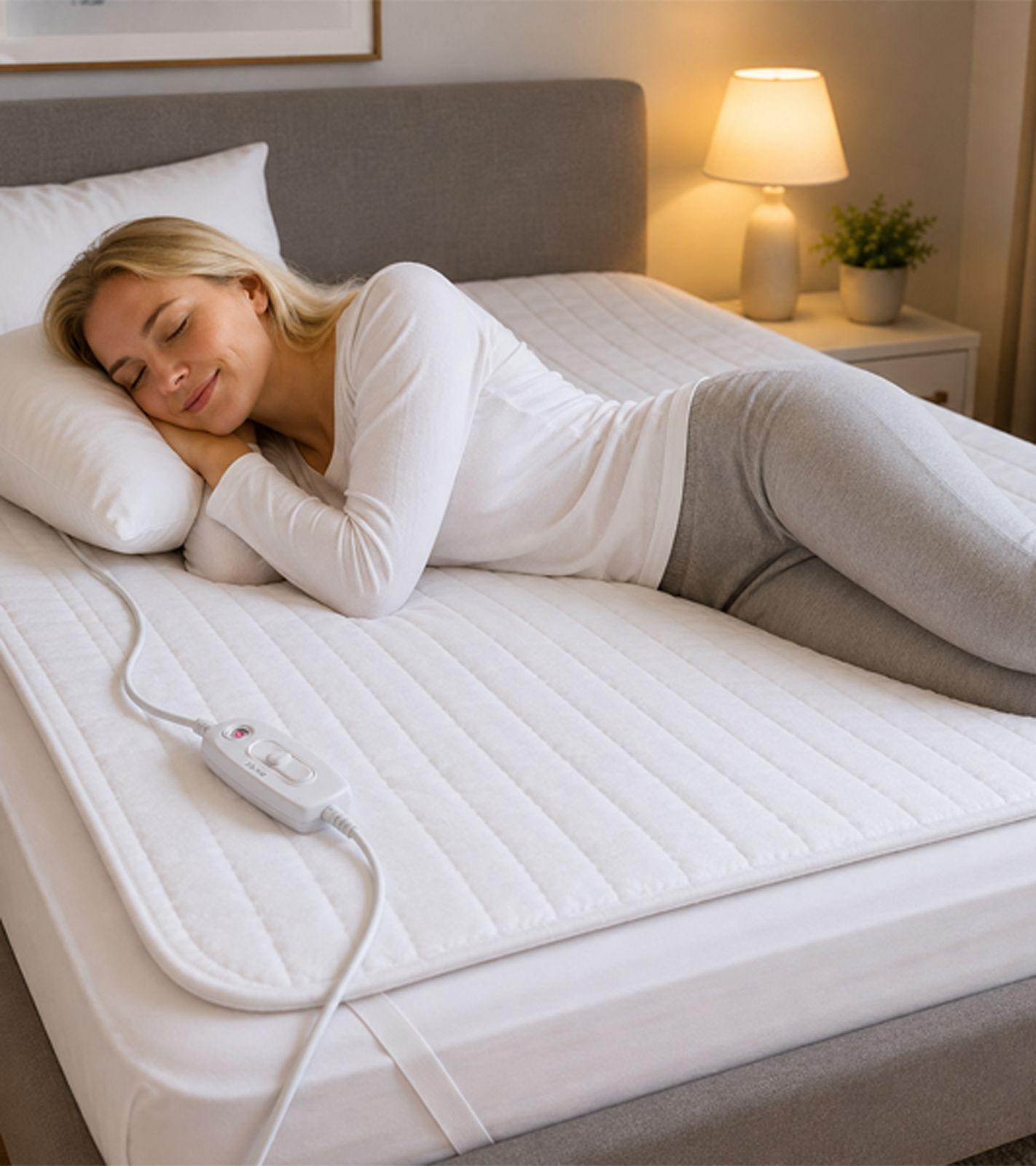 sanitas Wärmeunterbett mit Fixierungsbändern, 3 Stufen