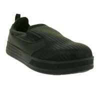 GARSPORT Auguste Low 2 S2 Herren & Damen Küchen-Sicherheits-Schuhe mit SSR-Gummieinsatz-Technologie Arbeits-Schuhe Koch-Schuhe GDS1500011 0003 Schwarz