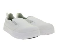 GARSPORT Auguste Low 2 S2 Herren & Damen Küchen-Sicherheits-Schuhe mit SSR-Gummieinsatz-Technologie Arbeits-Schuhe Koch-Schuhe GDS1500011 0002 Weiß