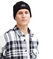 Gorro clásico SOLID SDIrwin para hombre con parche del logo, de punto (modelo 21301127-ME) en negro o gris