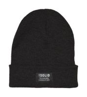 Gorro clásico SOLID SDIrwin para hombre con parche del logo, de punto (modelo 21301127-ME) en negro o gris