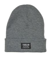 Gorro clásico SOLID SDIrwin para hombre con parche del logo, de punto (modelo 21301127-ME) en negro o gris
