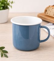 KRÜGER Enamel Gift Box with 6 Kitchen Items – 2 Cooking Pots, 2 Saucepans & 2 Enamel Mugs