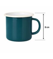 KRÜGER Enamel Gift Box with 6 Kitchen Items – 2 Cooking Pots, 2 Saucepans & 2 Enamel Mugs