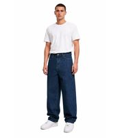 Pantalones vaqueros anchos de algodón para hombre de Modern URBAN CLASSICS – Pantalones vaqueros de pierna ancha en azul claro o azul oscuro