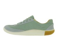 Baskets légères en cuir pour femme KEEN KNX T-Toe – Chaussures décontractées/sport avec laçage élastique (1031233 Ice Green/Birch)