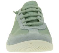 Baskets légères en cuir pour femme KEEN KNX T-Toe – Chaussures décontractées/sport avec laçage élastique (1031233 Ice Green/Birch)