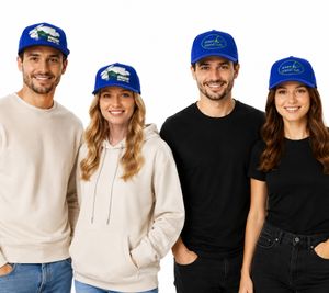 Casquette unisexe Green SYLT (modèles « Green Island SYLT » ou « Windsurf World Cup SYLT ») à visière plate et réglable – Bleu