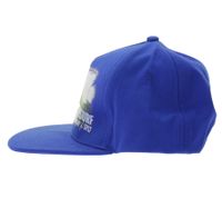 Casquette unisexe Green SYLT (modèles « Green Island SYLT » ou « Windsurf World Cup SYLT ») à visière plate et réglable – Bleu