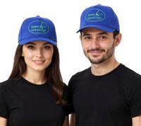 Casquette unisexe Green SYLT (modèles « Green Island SYLT » ou « Windsurf World Cup SYLT ») à visière plate et réglable – Bleu