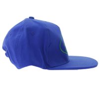 Casquette unisexe Green SYLT (modèles « Green Island SYLT » ou « Windsurf World Cup SYLT ») à visière plate et réglable – Bleu