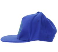 Casquette unisexe Green SYLT (modèles « Green Island SYLT » ou « Windsurf World Cup SYLT ») à visière plate et réglable – Bleu