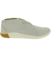 Comfortable KEEN KNX Chukka Women's Leather Barefoot-Style Shoes – Lightweight Lace-Up Casual & Everyday Footwear (1029528 Light Grey/Taupe)