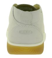 Comfortable KEEN KNX Chukka Women's Leather Barefoot-Style Shoes – Lightweight Lace-Up Casual & Everyday Footwear (1029528 Light Grey/Taupe)