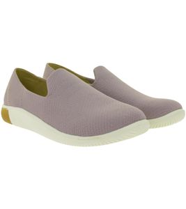 Bequeme KEEN KNX Knit Slip-On Damen Barfußschuhe Atmungsaktive Freizeitschuhe mit Strick-Obermaterial 1030086 Rosa/Altrosa