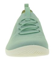 Chaussures « barefoot » confortables pour femmes KEEN KNX Knit Lace – Chaussures décontractées respirantes avec tige en maille (Vert, 1030077)