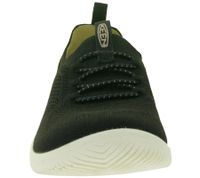 Bequeme KEEN KNX Knit Lace Damen Barfußschuhe Atmungsaktive Freizeitschuhe mit Strick-Obermaterial 1030078 Schwarz