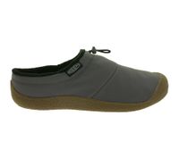 Bequeme KEEN Howser 3 Slide Herren Barfußschuhe Atmungsaktive Freizeit-Schuhe aus recyceltem Kunststoffstrick Slipper 1031048 Grau