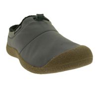 Bequeme KEEN Howser 3 Slide Herren Barfußschuhe Atmungsaktive Freizeit-Schuhe aus recyceltem Kunststoffstrick Slipper 1031048 Grau