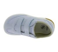 Bequeme KEEN Knx T-Toe DS Kinder Barfußschuhe mit Eco Anti-Odor-Technologie Echtleder-Schuhe Freizeit-Schuhe 1030825 Hell-Blau