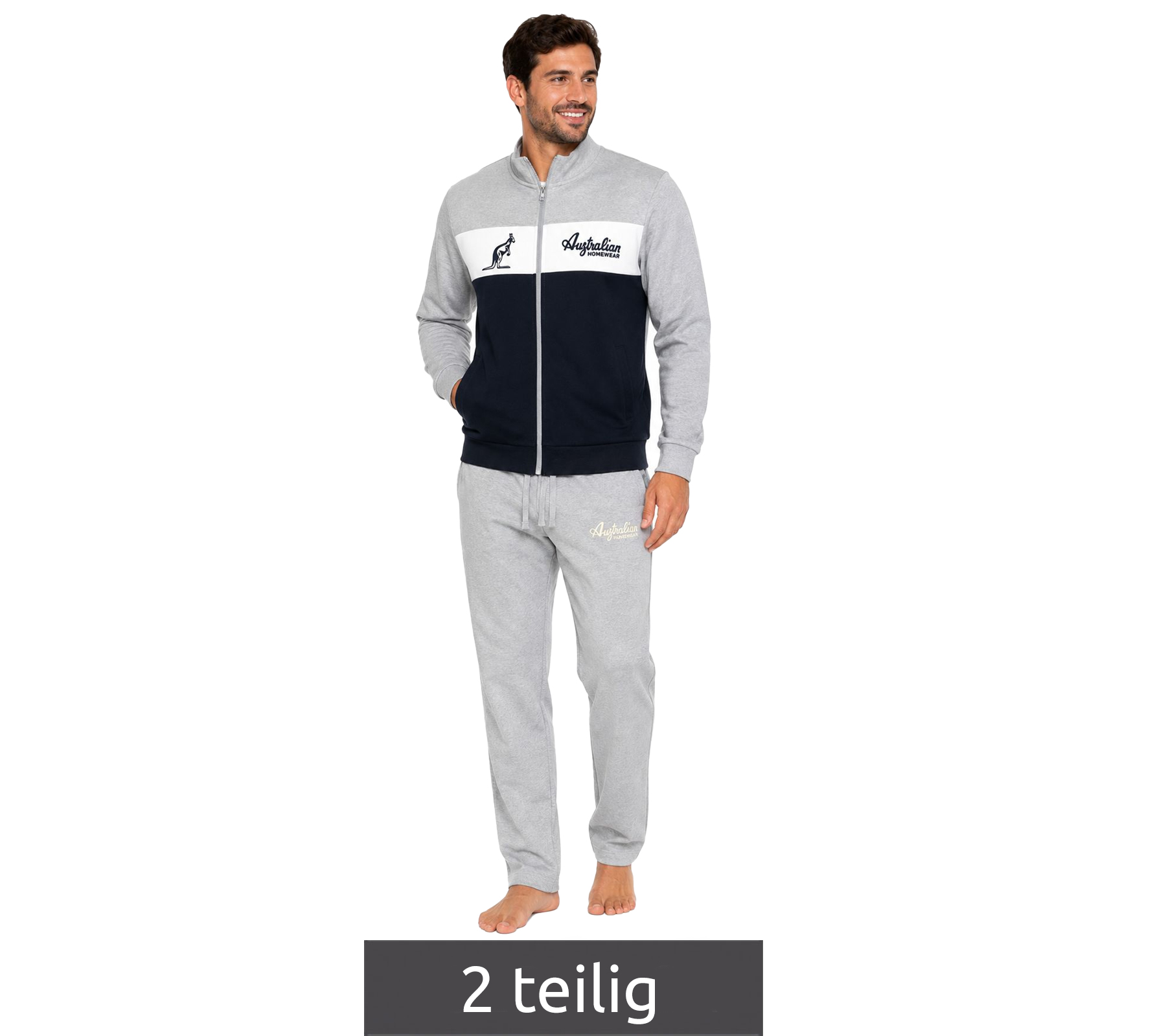 Australian Herren Lounge-Wear-Set 2-teilig Baumwolle