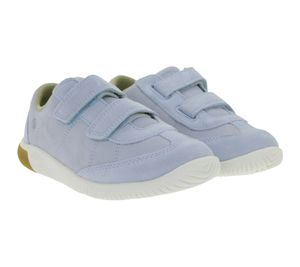 Bequeme KEEN Knx T-Toe DS Kinder & Damen Barfußschuhe mit Eco Anti-Odor-Technologie Echtleder-Schuhe Freizeit-Schuhe 1030823 Hell-Blau