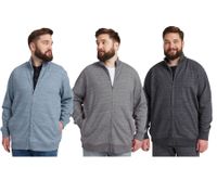 Sweat-shirt homme BLEND BHLenner BT classique à col montant, grandes tailles 20714929 en bleu, gris et noir