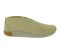 Bequeme KEEN KNX Chukka Damen Barfußschuhe aus Leder Leichte Freizeit- & Alltagsschuhe mit Schnürung 1030231 Beige