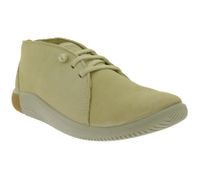 Bequeme KEEN KNX Chukka Damen Barfußschuhe aus Leder Leichte Freizeit- & Alltagsschuhe mit Schnürung 1030231 Beige