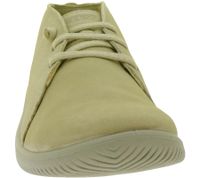 Bequeme KEEN KNX Chukka Damen Barfußschuhe aus Leder Leichte Freizeit- & Alltagsschuhe mit Schnürung 1030231 Beige
