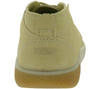 Bequeme KEEN KNX Chukka Damen Barfußschuhe aus Leder Leichte Freizeit- & Alltagsschuhe mit Schnürung 1030231 Beige