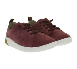 Bequeme KEEN Knx Lace Fig/Star Kinder Barfußschuhe mit Eco Anti-Odor-Technologie Echtleder-Schuhe Freizeit-Schuhe 1031145 Violett