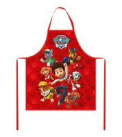 3-teiliges nickelodeon PAW PATROL Schürzen-Set mit Handschuh, Schürze und Untersetzer aus reiner Baumwolle **B-Ware – geprüft & funktionell einwandfrei** 05-15120-25-03 Rot