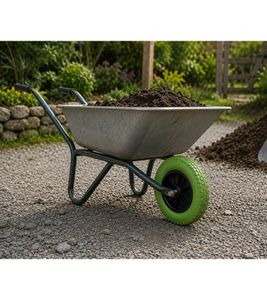 Pannensicheres WAGNER Schubkarrenrad mit geländegängigem Profil Ersatzrad **B-Ware – geprüft & funktionell einwandfrei** Grün