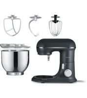 SEVERIN Küchenmaschine mit 8 Leistungsstufen und Pulsfunktion Edelstahlschüssel 5,3 L  1.200W **B-Ware – geprüft & funktionell einwandfrei** KM 003899 Schwarz