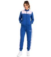 Australian Women's 2-Piece Cotton Loungewear Set (Sweat Jacket & Joggers) with AF 40 Logo – Bluette Blue/Pink
