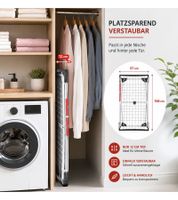 Vileda KING Clothes Airer (20m drying space, XXL lines, foldable, with wheels) – B-Stock (inspected & fully functional) – White