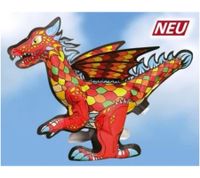 Günther Magic Dragon Inflatable Dragon for Coloring – 40 cm 3D Figure **B-Grade – inspected & fully functional** – Children's toy for ages 3+