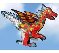 Günther Magic Dragon Inflatable Dragon for Coloring – 40 cm 3D Figure **B-Grade – inspected & fully functional** – Children's toy for ages 3+