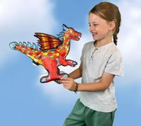 Günther Magic Dragon Inflatable Dragon for Coloring – 40 cm 3D Figure **B-Grade – inspected & fully functional** – Children's toy for ages 3+