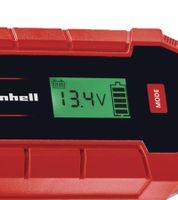 Einhell Batterie-Ladegerät mit Mikroprozessorsteuerung geeignet für alle gängigen 12V-Fahrzeugbatterien 240V **B-Ware – geprüft & funktionell einwandfrei** CE-BC 4 M Rot