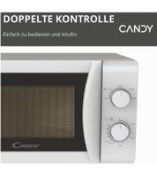 Four à micro-ondes CANDY avec 5 niveaux de puissance et programme décongélation, 700 W, 20 L **Produit de seconde main – Testé et entièrement fonctionnel** CMW20SMW Blanc