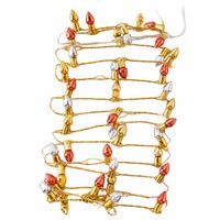 10er Pack Funkelnde LICHTMOMENTE Lichterkette mit Timerfunktion 2,2 Meter 20 LEDs warmweiße Mikro-LED-Lämpchen LED-Draht 7566784 Gold