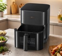 DREAME MOVA AeroChef FD10 Pro Air Fryer (6L, 1800W, LED Touch, 11 Programs, Viewing Window & Interior Light) *B-Stock – Tested & Fully Functional* – Black