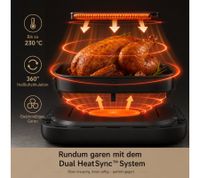 DREAME MOVA AeroChef FD10 Pro Air Fryer (6L, 1800W, LED Touch, 11 Programs, Viewing Window & Interior Light) *B-Stock – Tested & Fully Functional* – Black