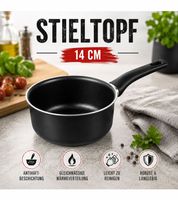 Kit de Cocina Mini Accademia Mugnano con 4 Utensilios – Sartén, Wok, Cacerola y Parrilla. Fabricado en Italia