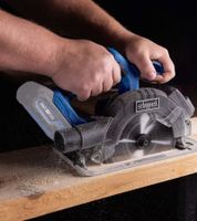 Scheppach Cordless Circular Saw with 165mm blade; max. cutting depth 53mm (45°) **B-Stock – tested & fully functional** C-HCS165-X Black/Blue