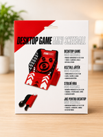 Mini jeu de Skeeball compact XTREMSPORTS rouge **Reproduit d'occasion – Testé et entièrement fonctionnel**