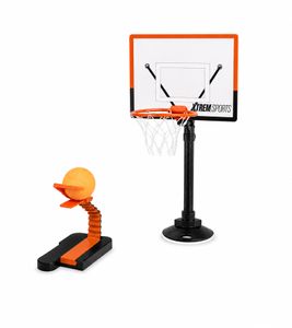 Kompaktes Mini-Basketball-Spiel von XTREMSPORTS **B-Ware – geprüft & funktionell einwandfrei** Tisch-Spiel in Orange/Schwarz