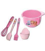 8-Piece Nickelodeon PAW PATROL Baking Set with Bowl, 4 Muffin Cups, and 3 Baking Tools **B-Stock – inspected & fully functional** 07-15120-25-03 Pink